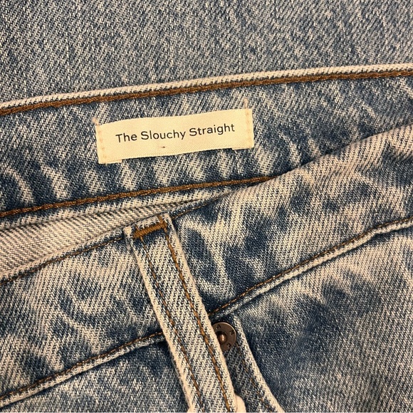 🌺NWT FRAME SLOUCHY STRAIGHT DENIM JEANS SIZE 34/18🌺 - Picture 6 of 8